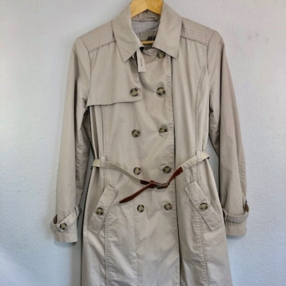 mango double breasted trench